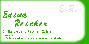 edina reicher business card